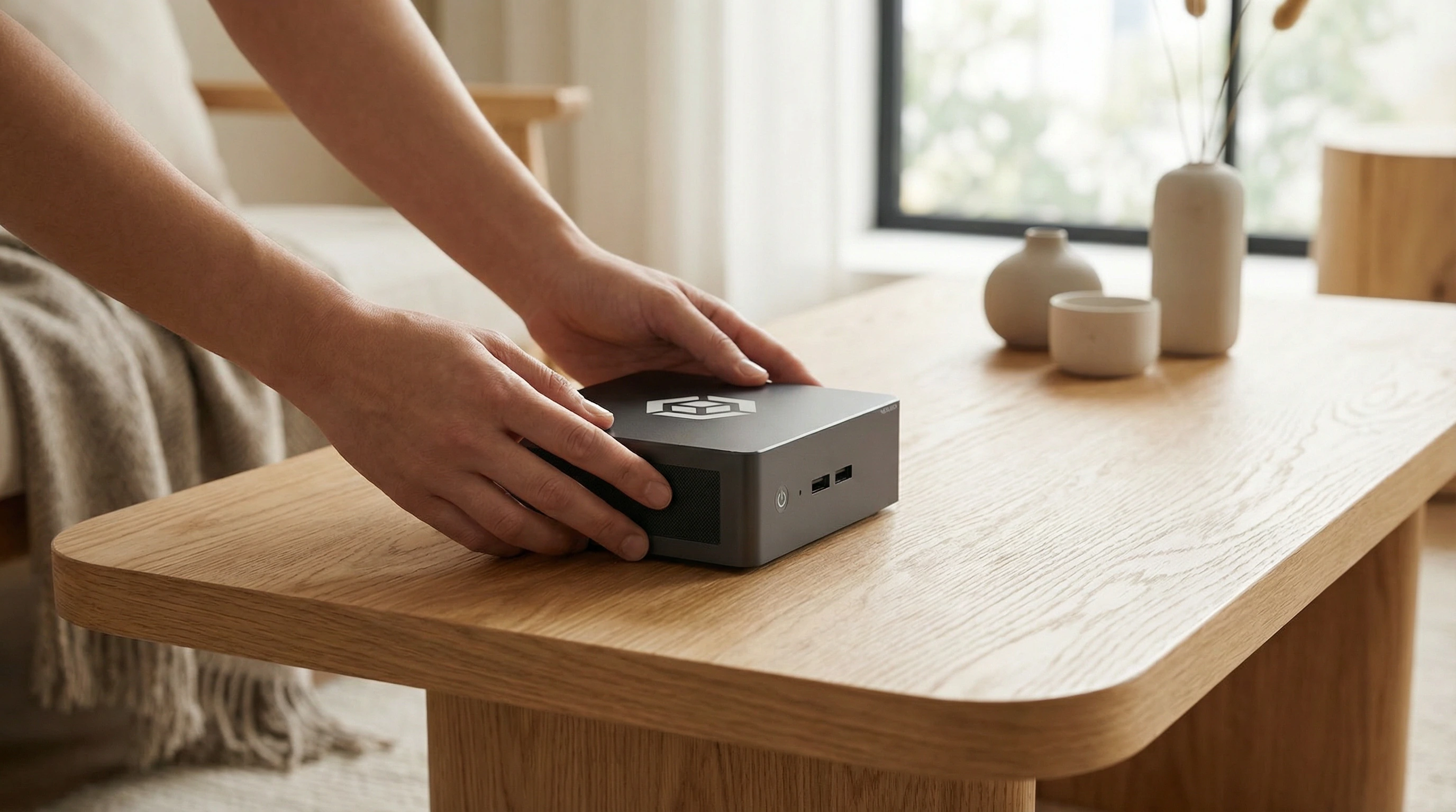 NEXUBOX im Wohnzimmer